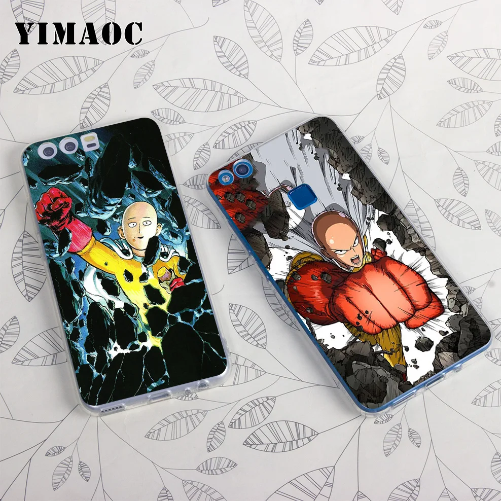 Yimaoc с героем Аниме One Punch Man мягкий чехол для huawei Honor 10 9 8X 8C 8 7C 7X 7A Pro 6A Note Nova 3i 3 2i Y6 Y7 Y9