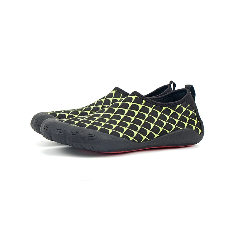 Sycatree Summer Men's Water Shoes fish scale Five Finger Swimming Barefoot Skin Seaside Male Surfing Beach Gym Yoga | Спорт и