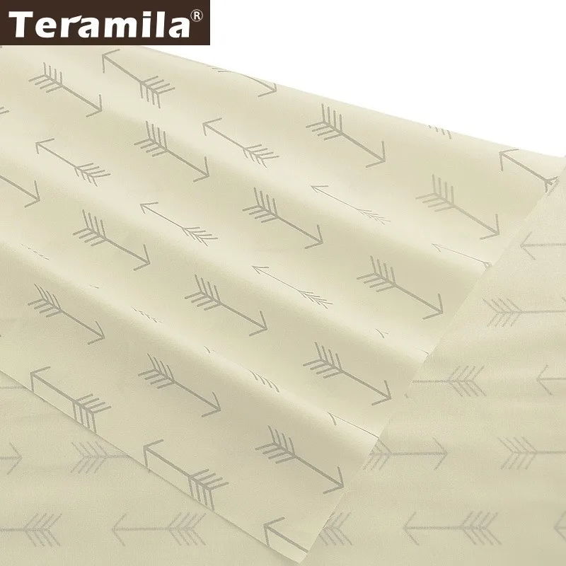 Teramila напечатанные стрелки 100% хлопок саржевая ткань метры Algodon DIY Одежда Tecido