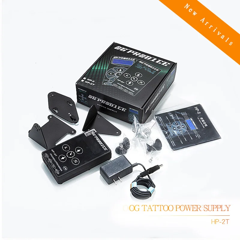 Новый профессиональный блок питания для татуировок HP 2T Powe цифровой светодиодный