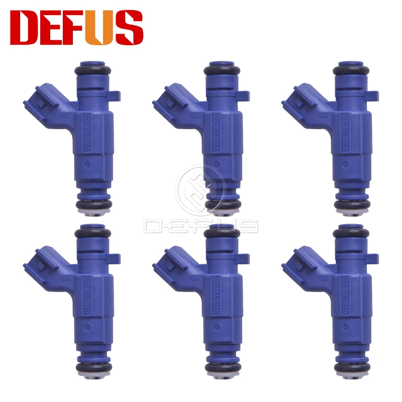 

DEFUS 6X OE 0280156300 Форсунка топливной форсунки для Suzuki Chevy Cadillac Pontiac Saturn 3.2L 3.6L 07-12 Bico 92068193 0 280 156 300
