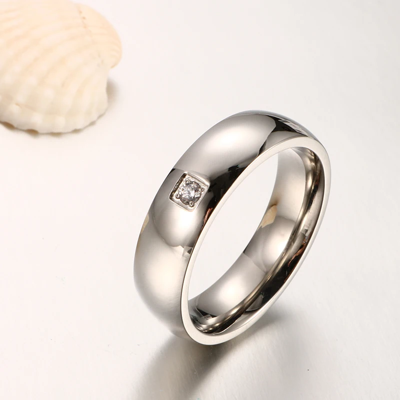 MSX Винтаж титановые кольца класса люкс пара обручальных колец для женщин Цвет