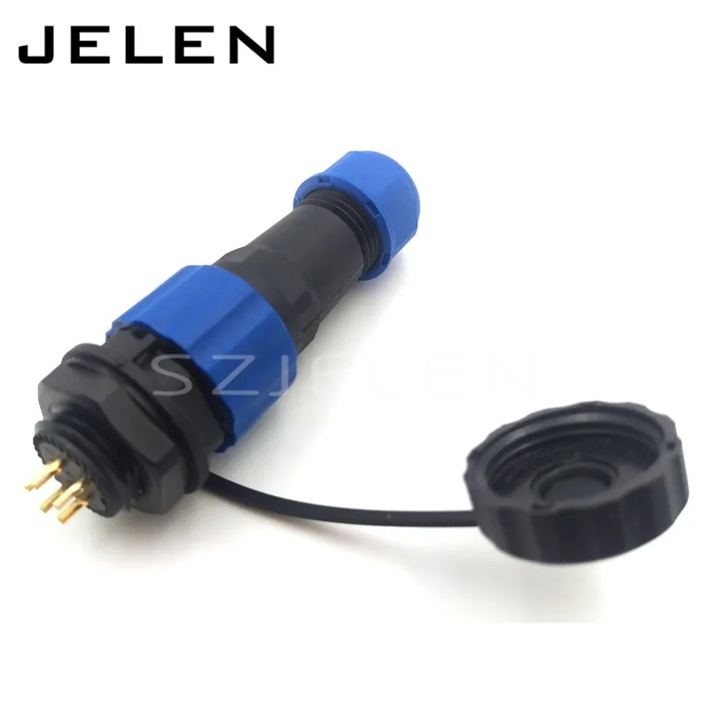 SD16 5 контактный Открытый водонепроницаемый разъем вилки и розетки размер