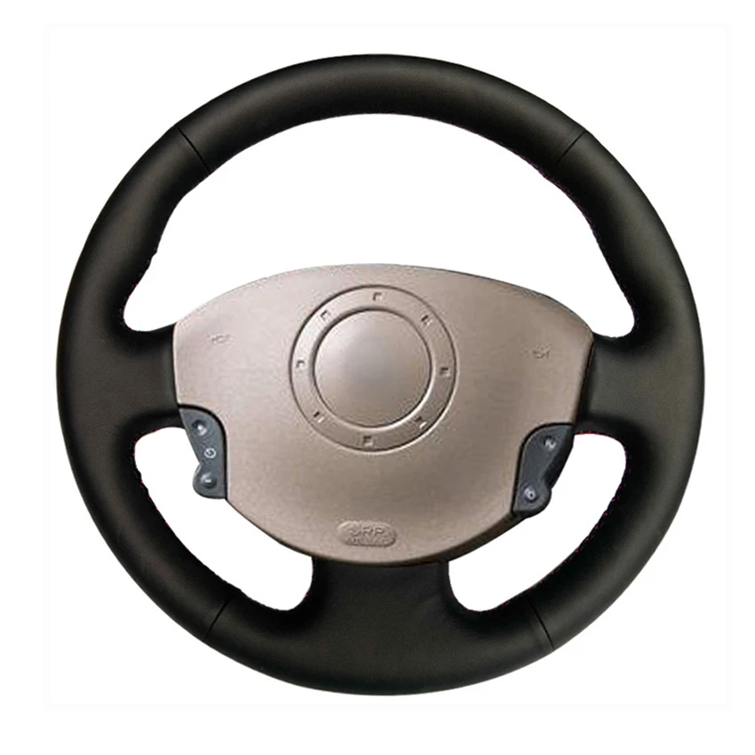 Чехол на руль из искусственной кожи для Renault Megane 2 2002 2009 Kangoo (ZE) 2008 2013 Scenic 2003 2010 Grand