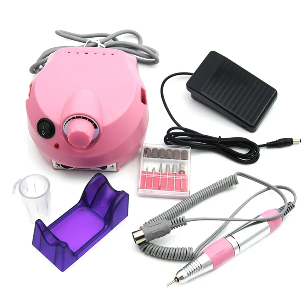 30000RPM Professional Machine Apparatu for Manicure Pedicure Kit Electric File with Cutter Nail Drill Art Polisher Tool 110-220V | Красота и