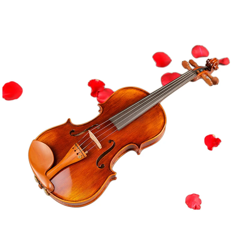 4/4 профессиональная скрипка ручной работы с натуральным узором