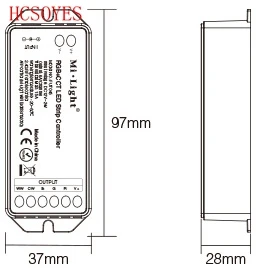 Mi свет FUT045 16 mi llion цвета 2 4 GHZ Дистанционное мобильного приложения RGB + CCT