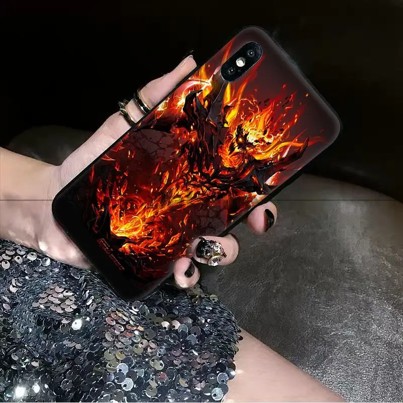 Чехол для телефона Babaite Shadow Fiend Dota 2 DIY с рисунком чехол Apple iPhone 8 7 6 6S Plus X XS MAX 5 5S SE XR |