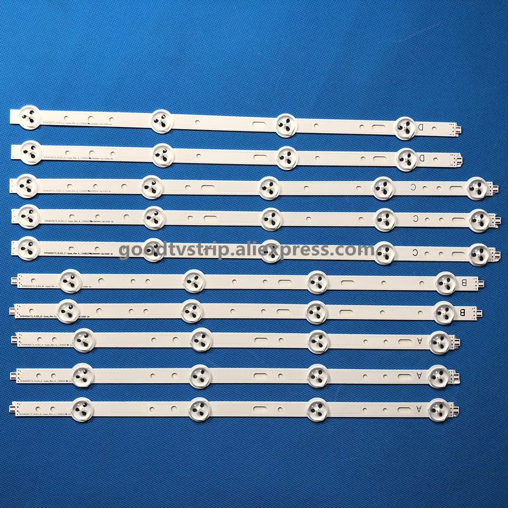 100% новый 10 шт./компл. 40D1333B 40L1333B 40PFL3208T LTA400HM23 светодиодный подсветка бар SVS400A79 4 A B D 5 C
