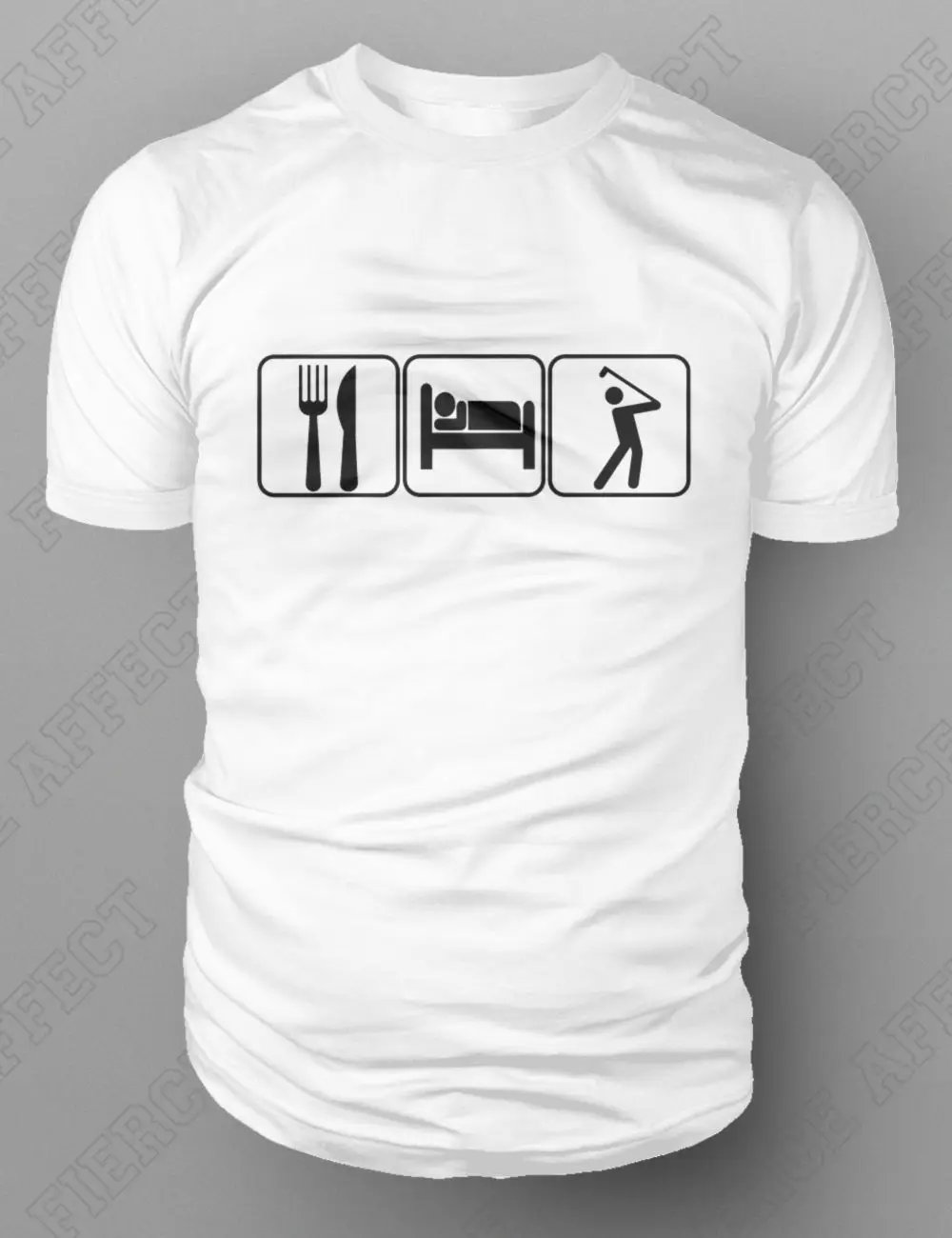 Новая брендовая одежда футболки футболка Eat Sleep забавная Клубная Putter Driver с