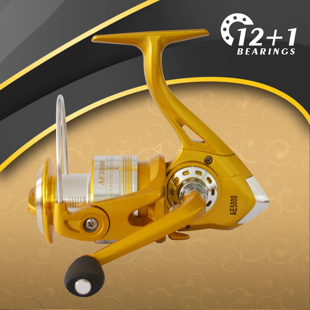 Fishdrops спиннингом Рыбная ловля 12bb Спиннинг катушки влево/вправо ручная передача