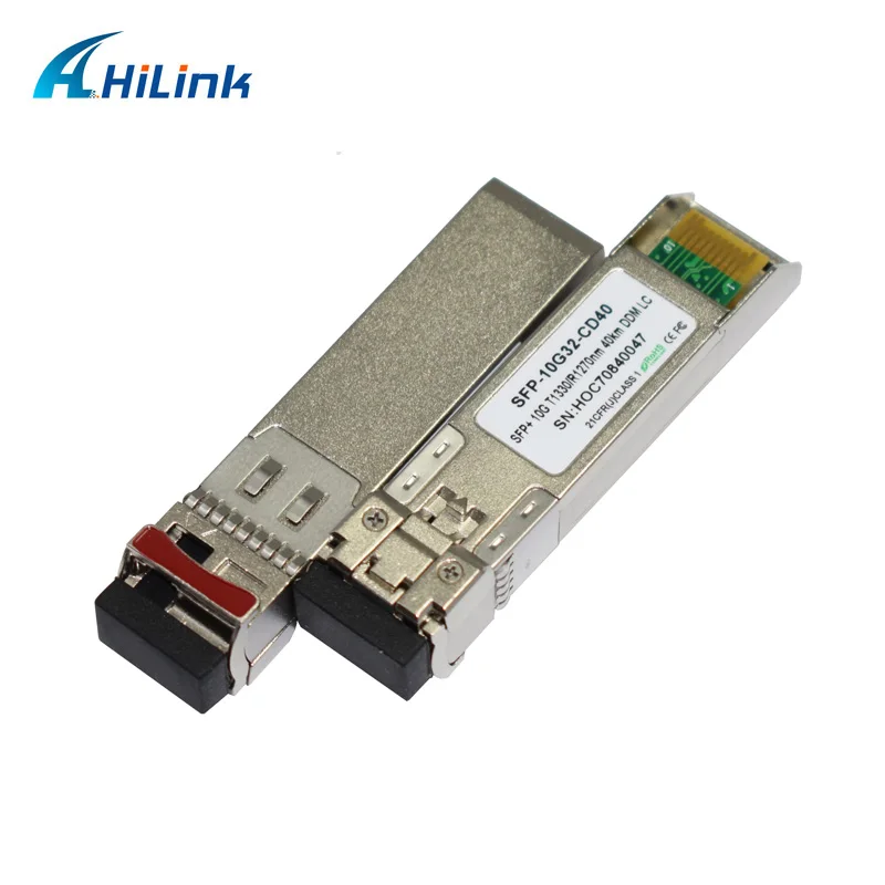 Бесплатная доставка! Мини Gbic сильная совместимость WDM SFP 10gb BIDI 40Km 1270/1330nm с LC разъем