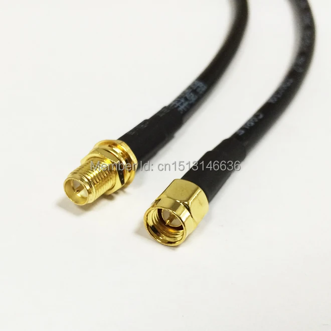 Новый коаксиальный кабель для модема с разъемом SMA типа папа|cable rp-sma|rp-sma cableadapter