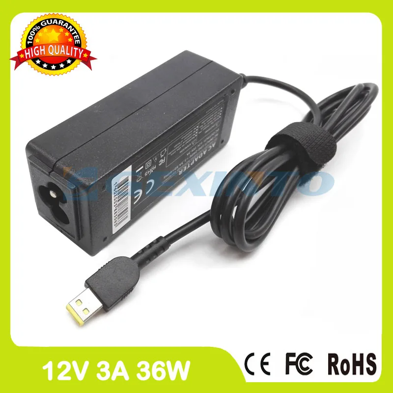 

12V 3A Laptop ac power adapter for Lenovo ThinkPad 10 X7-Z8700 for Thinkpad Helix 10 11 ADLX36NDT2A