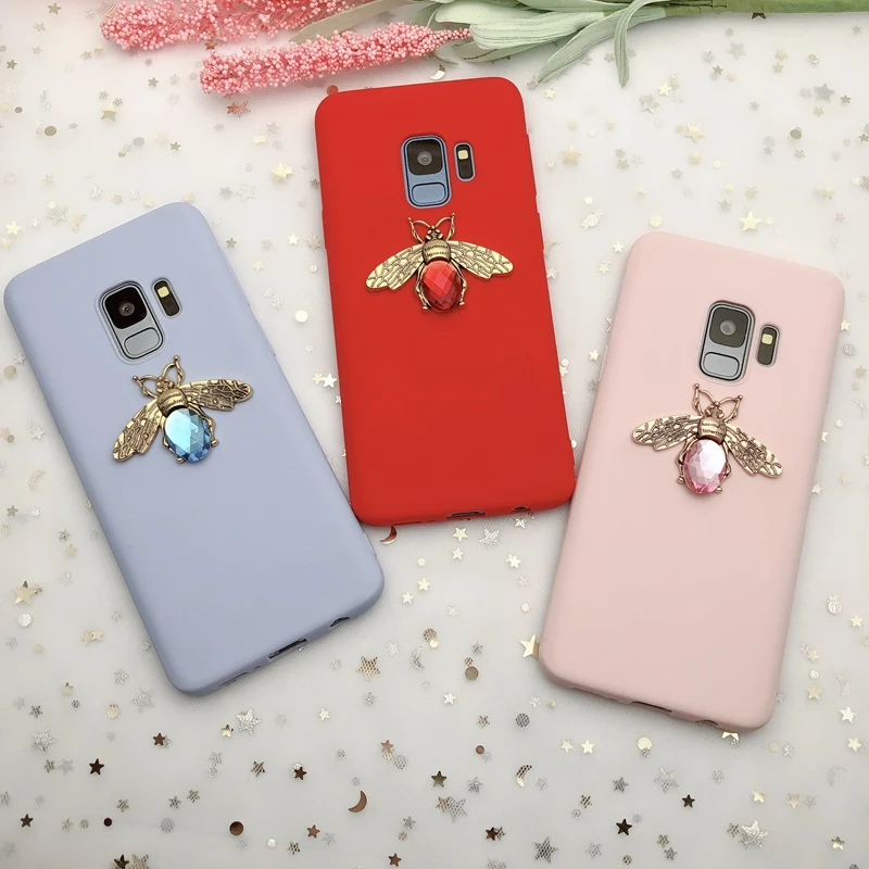 Candy Bee Мягкий матовый чехол из термопластичного полиуретана для телефонов Samsung