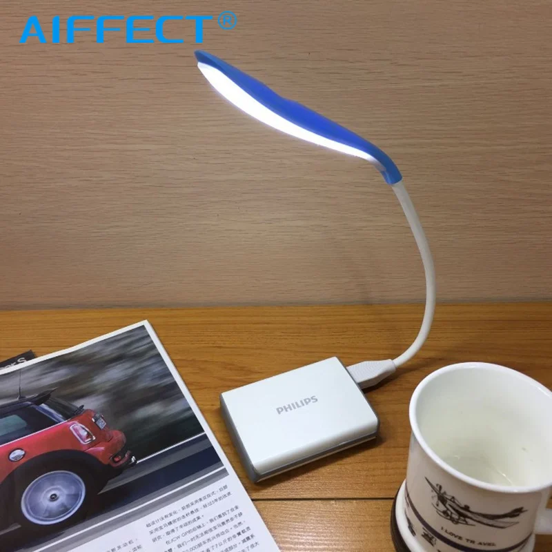 AIFFECT портативный мини USB Светодиодная лампа гибкий светодиодный встроенный свет