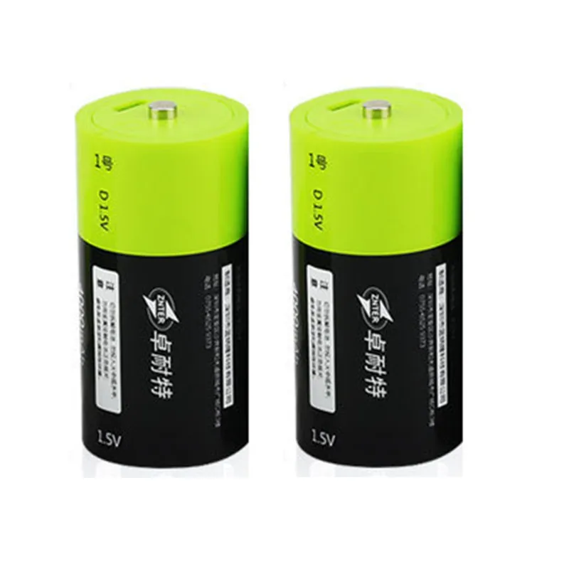 Аккумулятор ZNTER 1 5 в 4000 мАч аккумуляторные батареи Micro USB аккумулятор D Lipo LR20 для