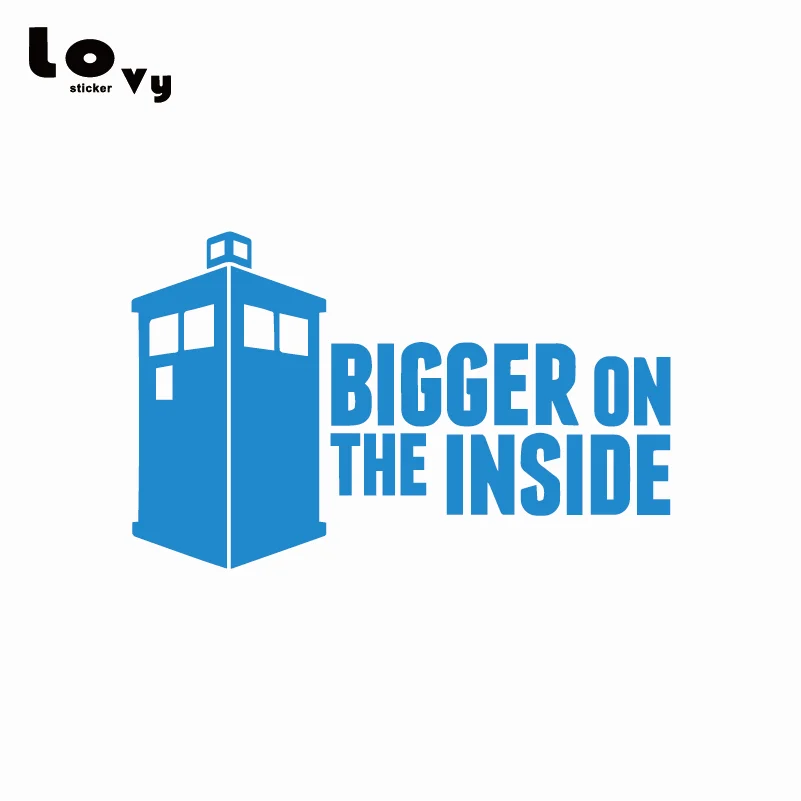 Dr. Who Tardis виниловая наклейка/наклейка с внутренней стороны для грузовиков