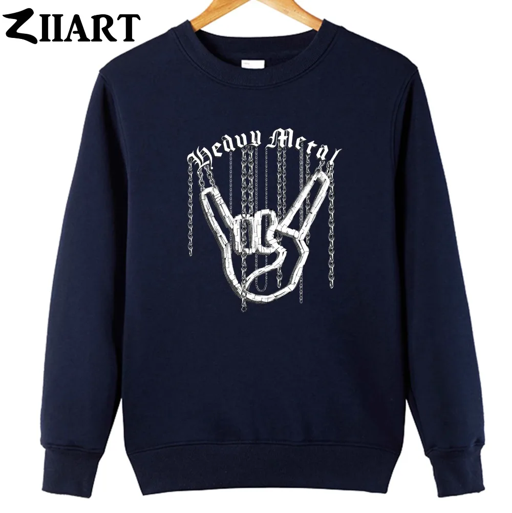 

ZIIART тяжелый металл корна дьявольские рога знак Рок н-ролл жест руки парная Одежда для девочек женщина флисовый Свитшот