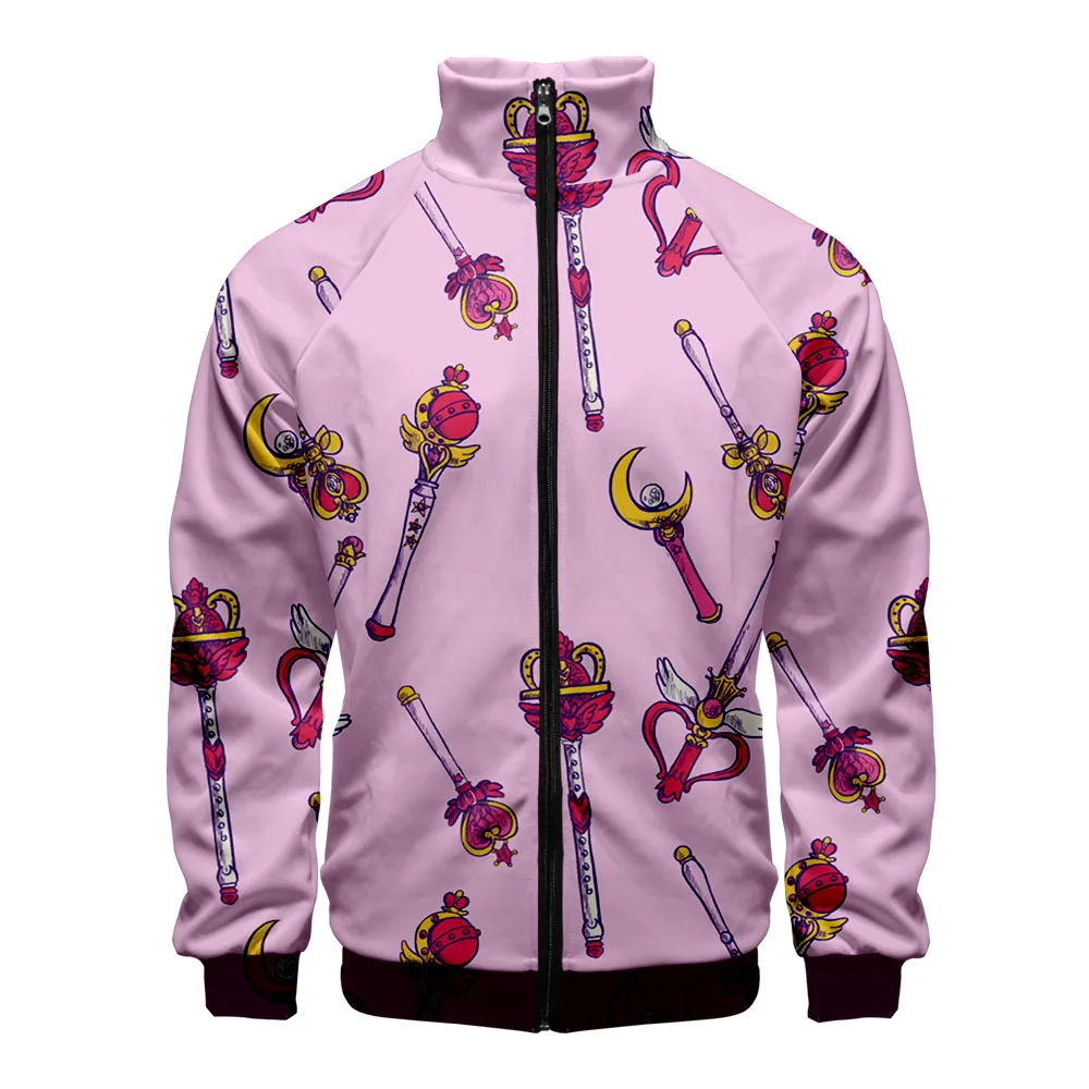 sailor moon 3D Zipper Jackets New Hot Sale Cool Coat Visual Impact Clothe 4XL Plus | Женская одежда