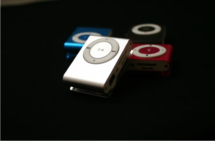 Случайный цвет мини MP3 плеер с зажимом и слотом для карты Micro TF/SD спортивный