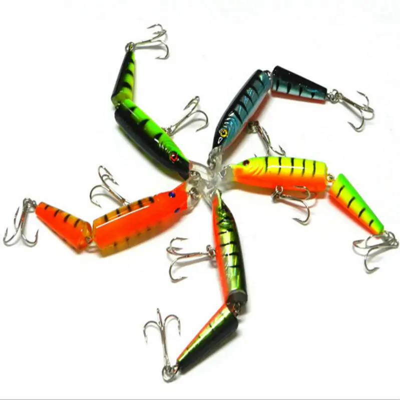 

High-grade 2 simulation Lures 10.5cm 9.6g plastic false hard Fishing bait 3D Eyes 4 # hooks Free shipping