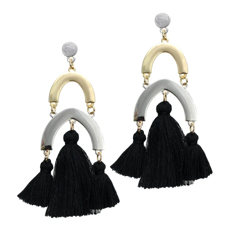 Женские длинные серьги-подвески MANILAI 5 цветов серьги ручной работы с бахромой из