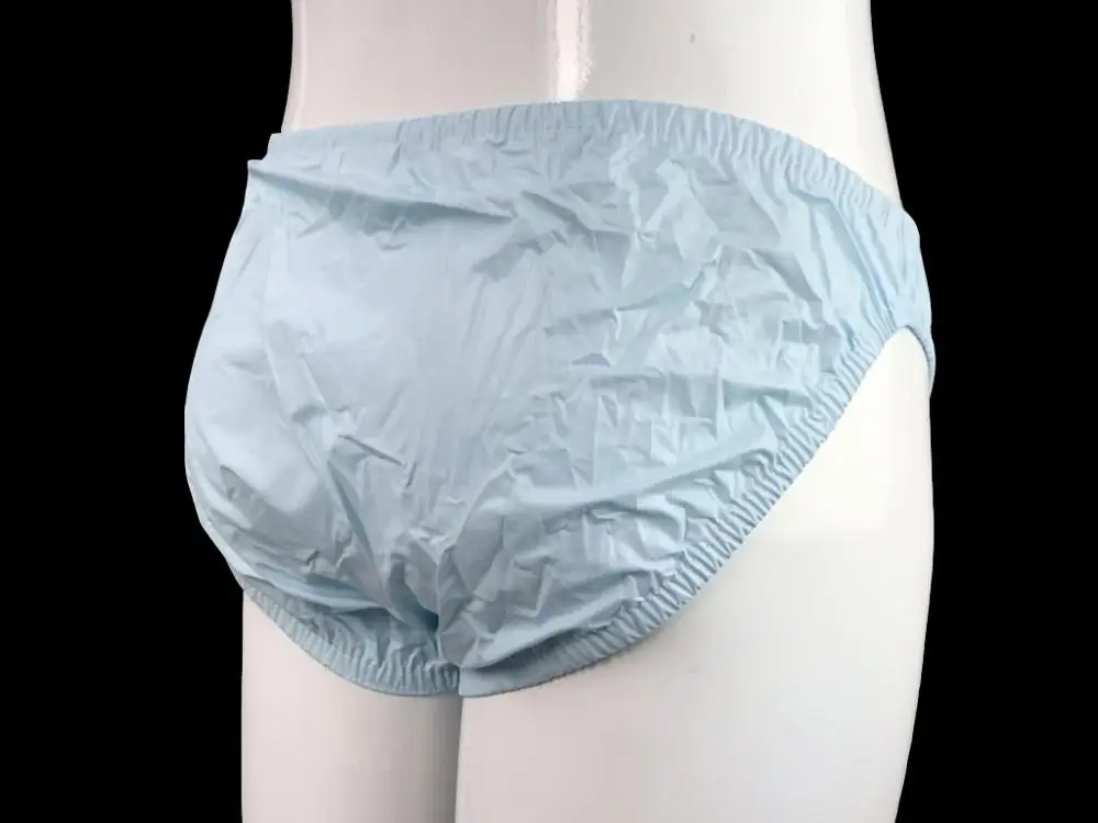 

2 pcs *ADULT BABY incontinence PLASTIC PANTS Red +Full Size ST-16,