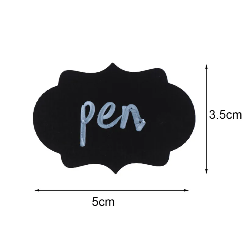 36 Pcs Waterproof Chalkboard Kitchen Spice Label Stickers Home Jam Jar Bottle Tags Blackboard Labels With Marker Pen | Дом и сад