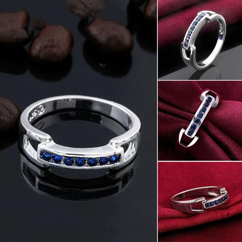 Посеребренная кольцо стерлингового серебра--Jewelry Кольцо заводские цены моды