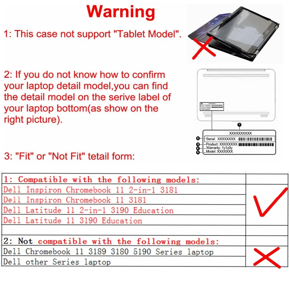 Alapmk Защитный чехол для 11," Dell Chromebook 11 3181/Chromebook 3100 образование 2-в-1& Latitude 11 3190 обучение ноутбук