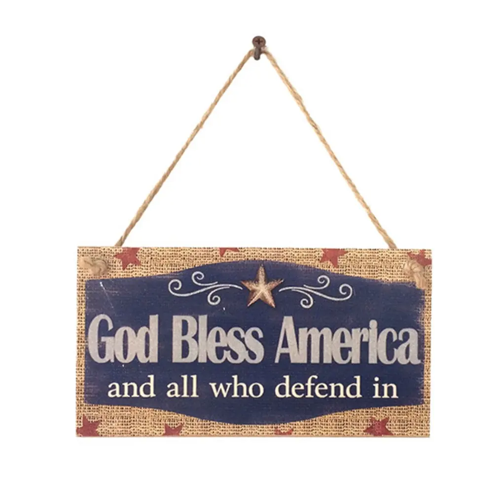 США Настенный декор уникальный 2019 деревянная доска знак деревянное украшение