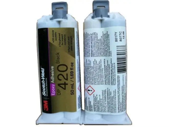 3M 2:1 DP420 гибкий эпоксидный двухкомпонентный структурный клей dp420 черный 50 мл