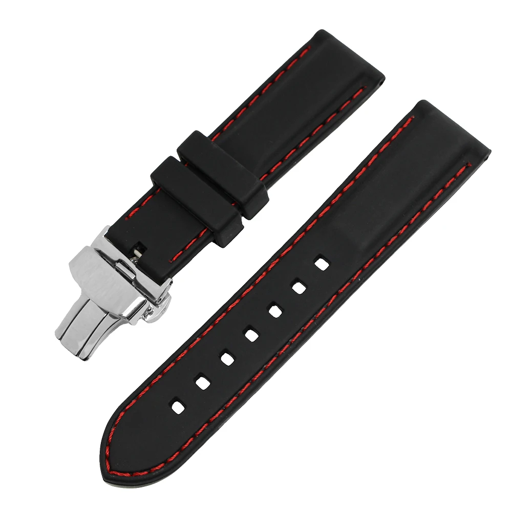 Резиновый силиконовый ремешок для часов Motorola Moto 360 2 42 мм 46 мужской 2015 20 22 на