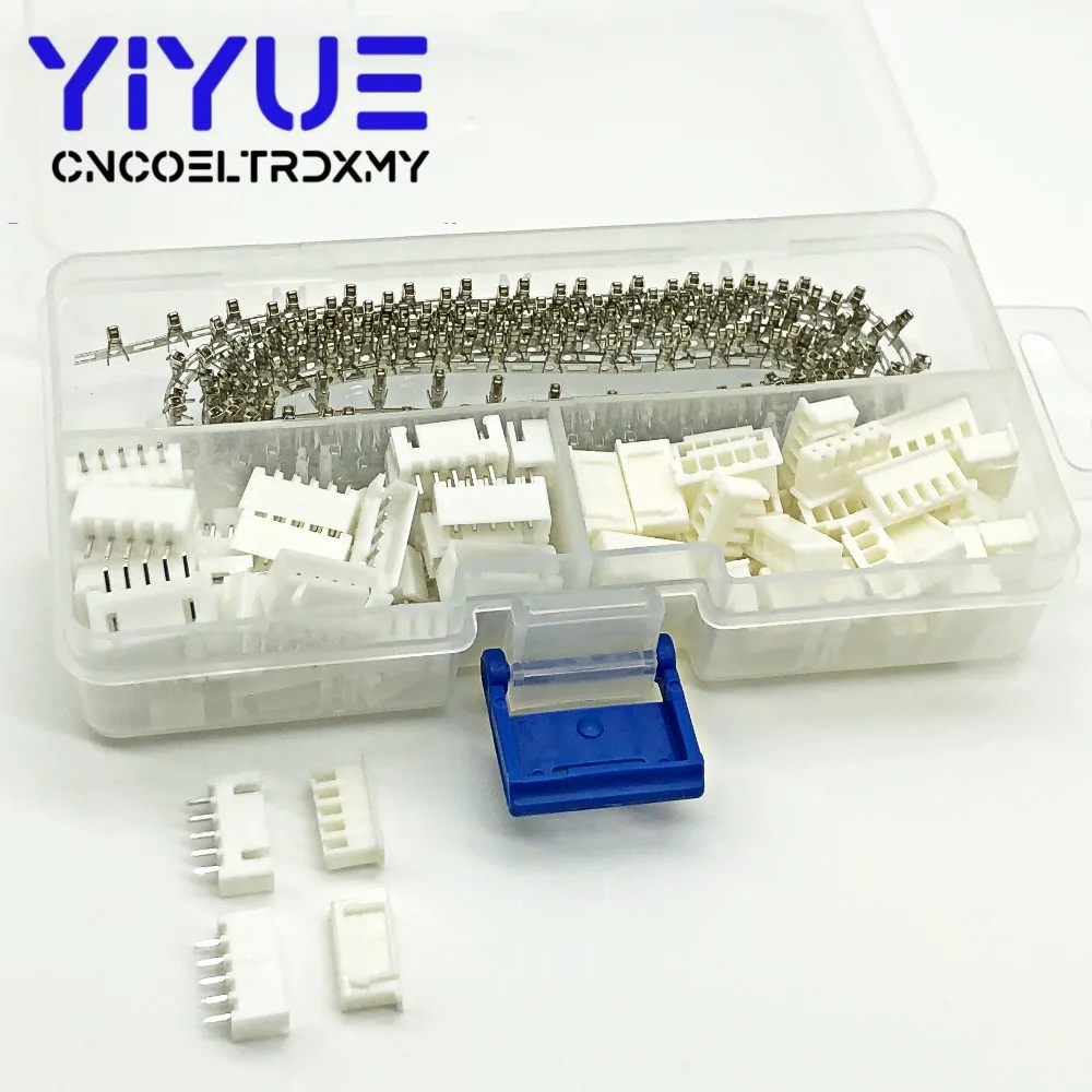 280 шт/40 комплектов XH2.54 5pin 2 54 мм Шаг клеммный комплект/корпус/штыревой разъем JST