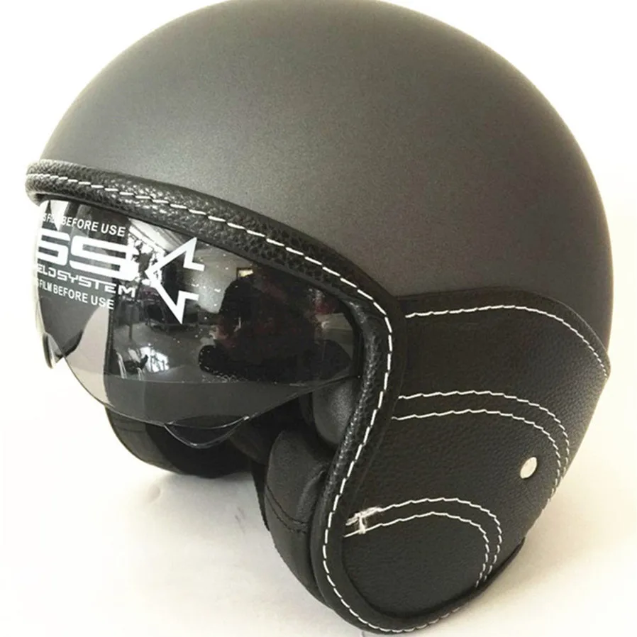Новинка, для взрослых, с открытым лицом, jet moto, винтажные, moto rcycle шлемы, moto rbike, casco, Ретро шлем, скутер, 3/4, полушлем в горошек, шлем XS M XL