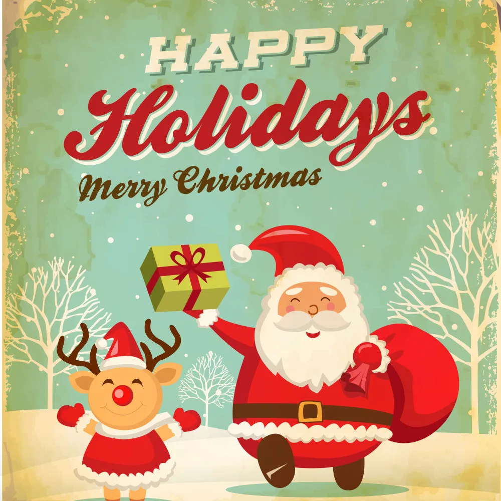 Занавеска для душа 3D Рождественский стиль детская Ванная комната