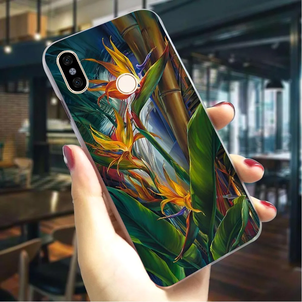 Пластиковый чехол для телефона Xiaomi Redmi Note7 7Pro Ретро Чехол с изображением листьев растений для Redmi 5 Plus чехол s 4A 4X 5A Prime 6A Note 5 6 Pro - Цвет: K0571206