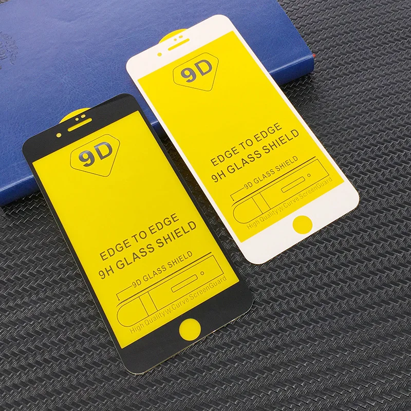 9D изогнутое полное покрытие из закаленного стекла для iPhone X XR Xs Max Защита экрана 8 7