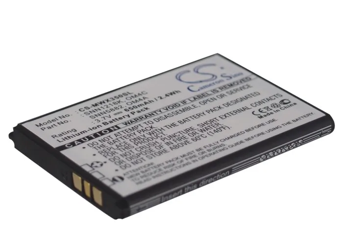 Аккумулятор Cameron Sino 650 мАч OM4A OM4C SNN5882 SNN5882A для Motorola EX210 EX211 WX160 WX180 WX260 WX280 WX288 WX390