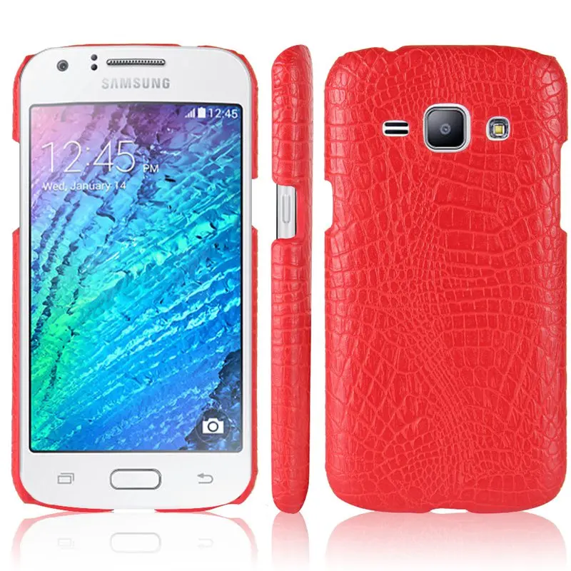 For Samsung Galaxy J1 Case 4.3 inch Luxury Crocodile Pattern Leather Cover J100F J100FN J100H J100M Cases | Мобильные телефоны и