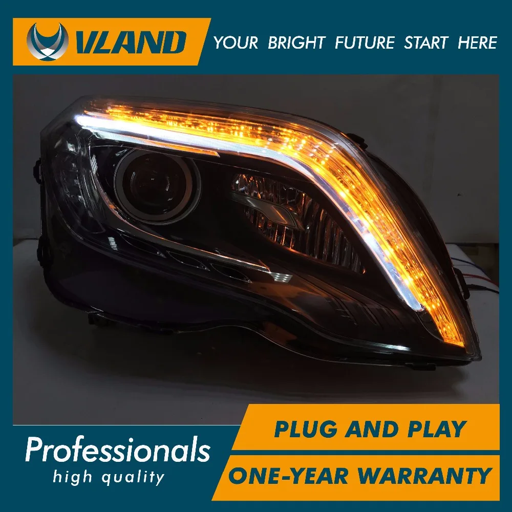 Производитель VLAND для автомобильной фары GLK светодиодный 2012 2013 2014 головной свет с