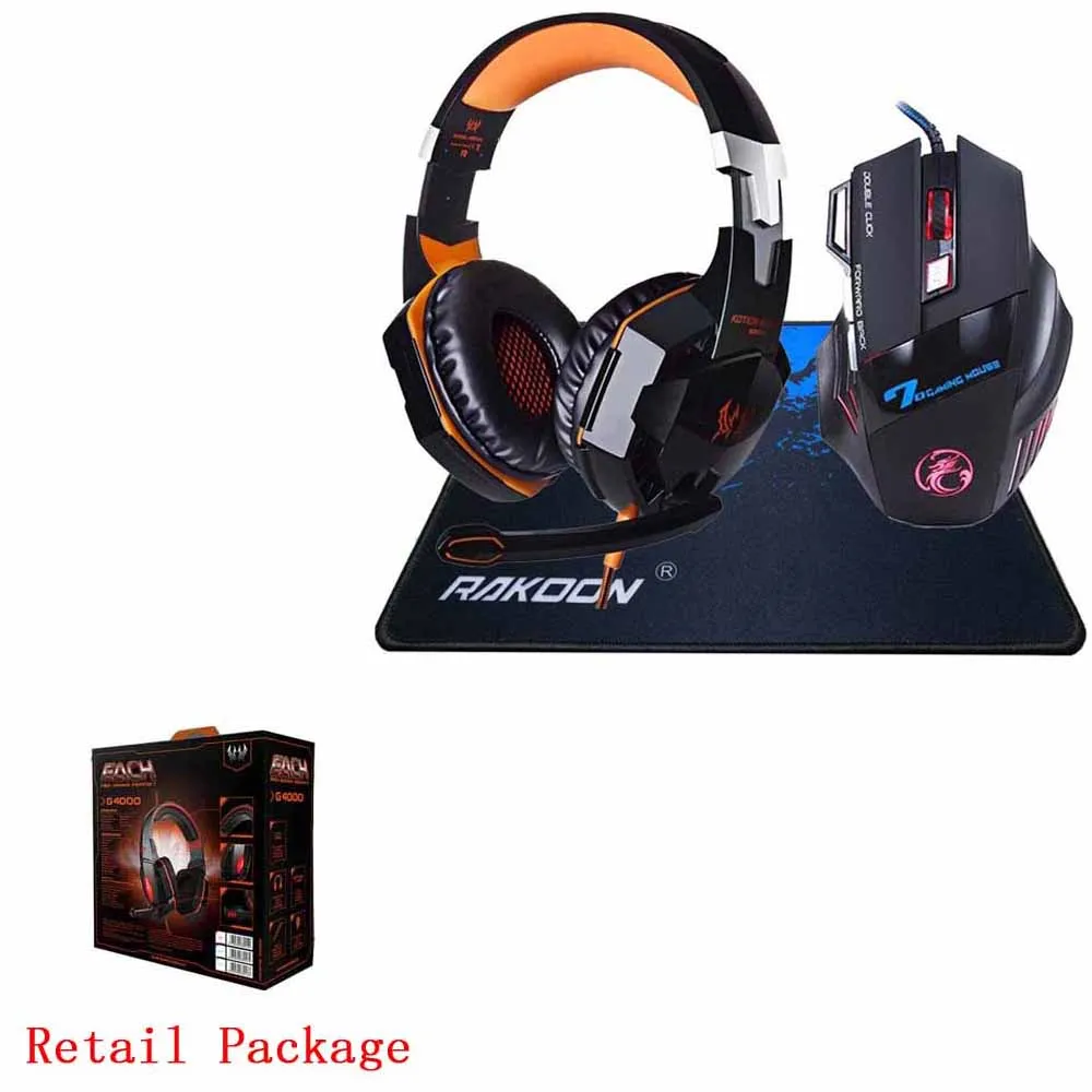 5500 dpi X7 Pro игровая мышь+ Hifi Pro Игровые наушники игровая гарнитура+ подарок большой игровой коврик для мыши для Pro Gamer - Цвет: Retail yellow
