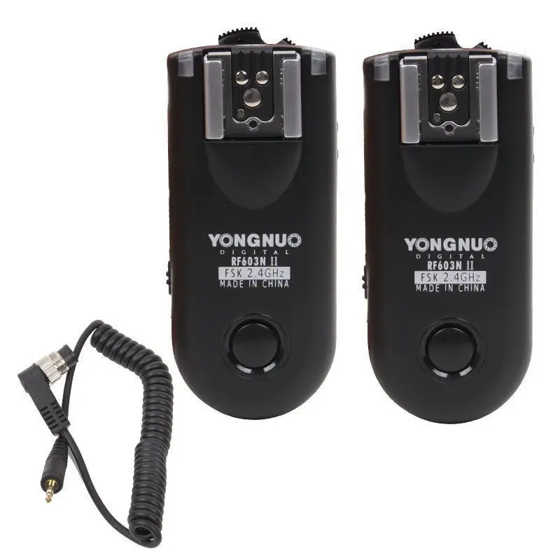 Беспроводной триггер вспышки Yongnuo RF-603 II N1 для D810 D800 D700 D4 D300S D3X | Электроника