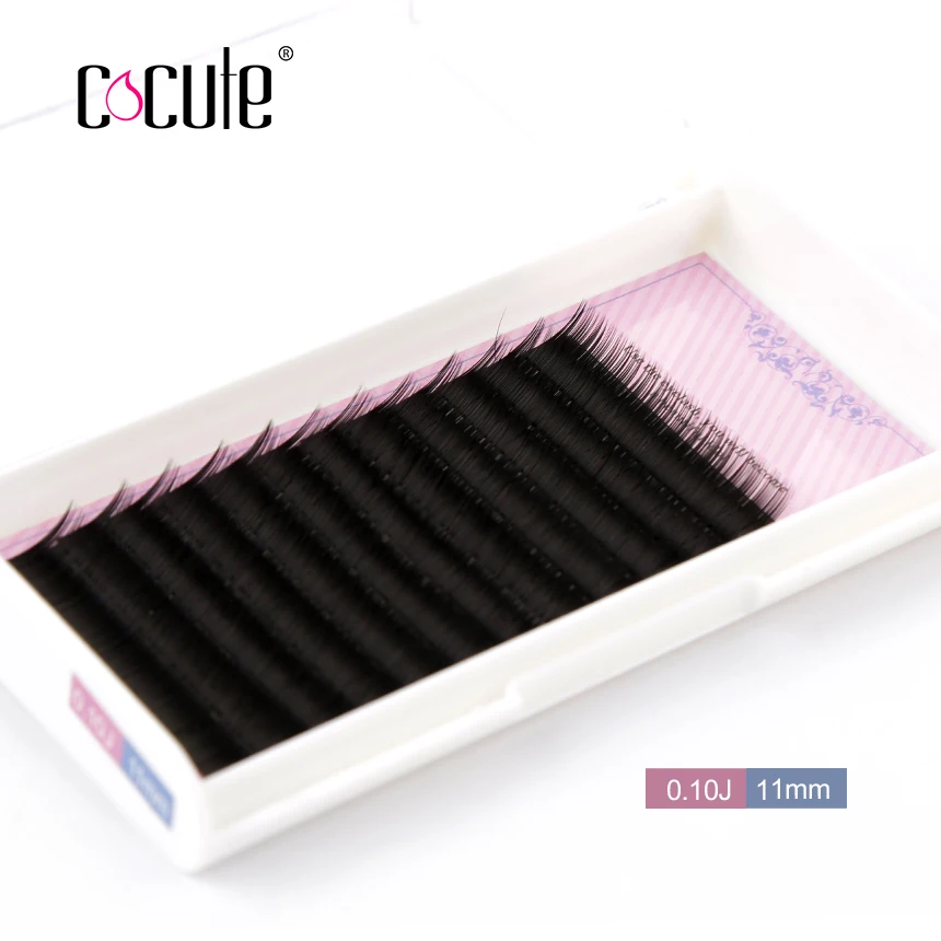 Cocute Мягкие Накладные ресницы 1 комплект черные норковые для наращивания
