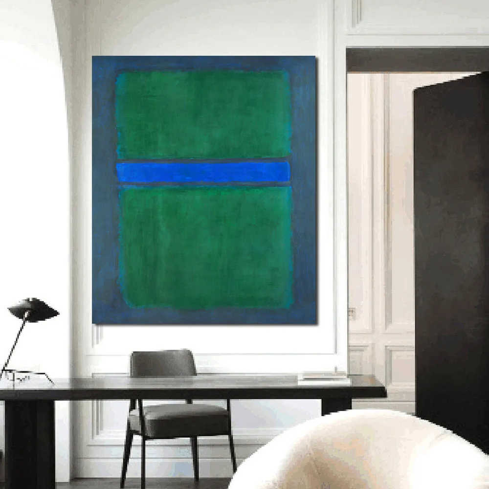 

JQHYART Mark Rothko Abstract Oil Painting Wall Painting Living Room Paintings On Canvas Modern No Frame Picture