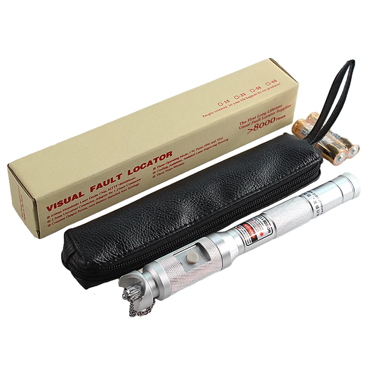 Высокое качество 10 МВт Волоконно Оптический красный светильник тестер