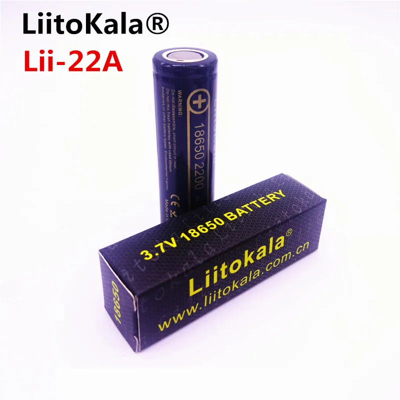 Аккумуляторная батарея HK LiitoKala 3 7 в 18650 2200 мАч литий-ионные батареи литий-ионный