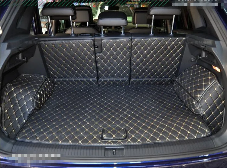 Полный задний багажник кассетного Коврики Этаж протектор ног pad S для 17