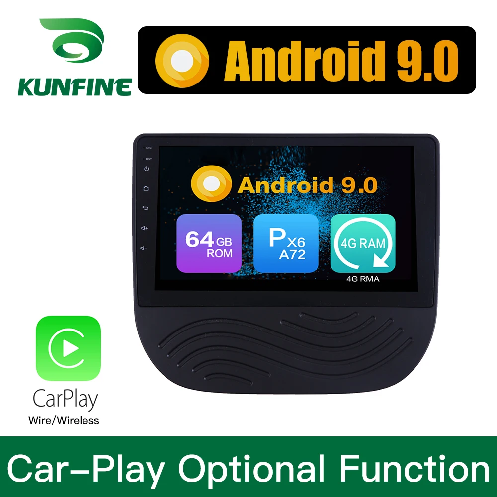 Android 9 0 Ram 4G Rom 64G PX6 Cortex A72 автомобильный DVD GPS мультимедийный плеер стерео для Chevrolet